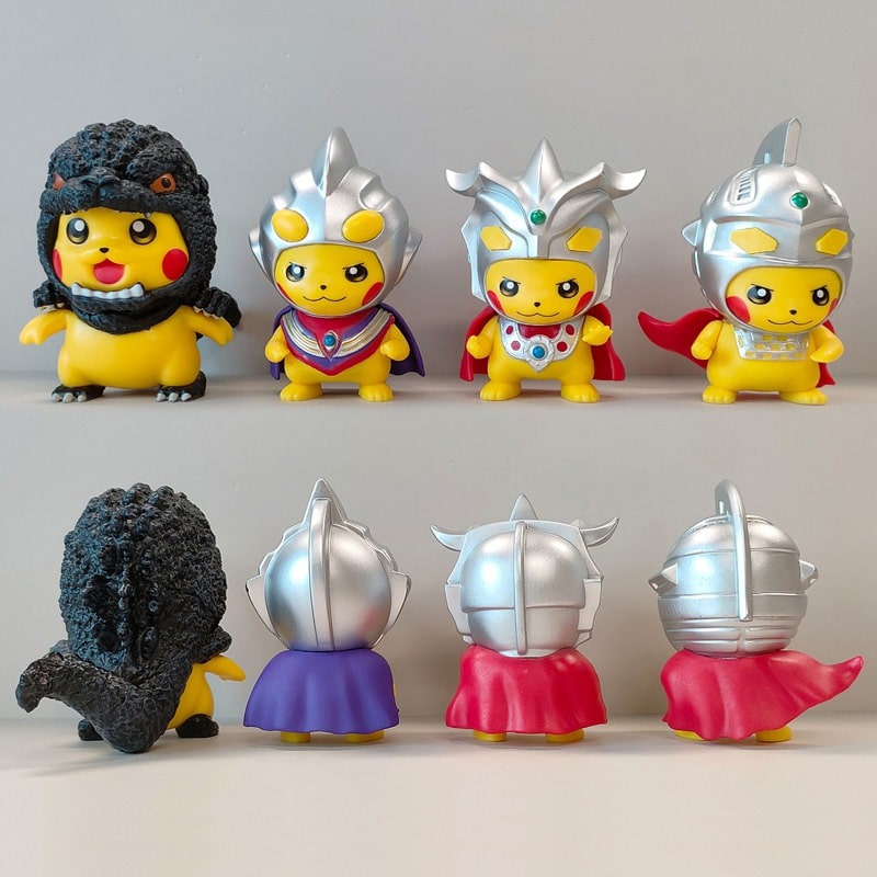 فیگور پیکاچو انیمه پوکمون Pokemon ست 4 عددی - Image 2