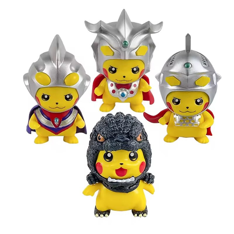 فیگور پیکاچو انیمه پوکمون Pokemon ست 4 عددی - Image 4