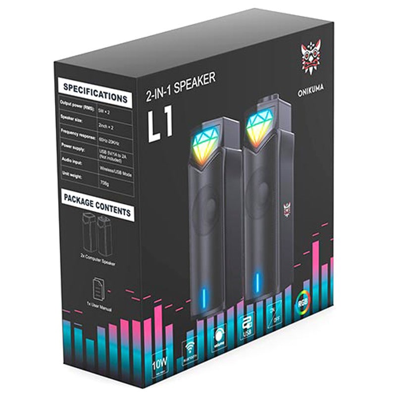 اسپیکر رومیزی بلوتوثی اونیکوما مدل Onikuma L1 - Image 2