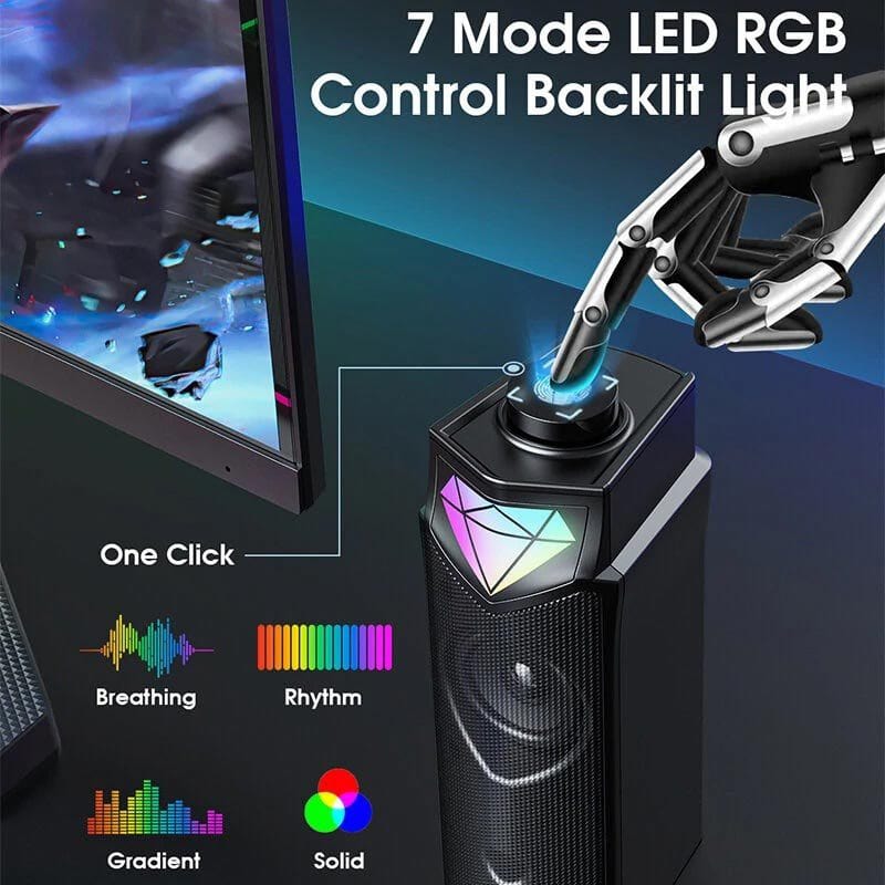 اسپیکر رومیزی بلوتوثی اونیکوما مدل Onikuma L1 - Image 7