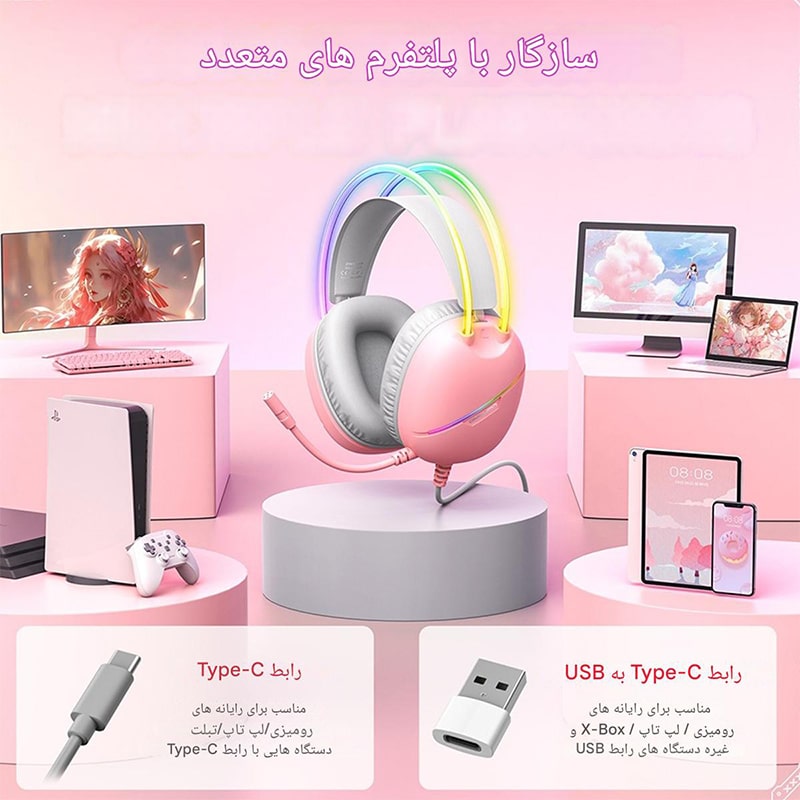 هدست گیمینگ اونیکوما مدل ONIKUMA X33 - Image 7