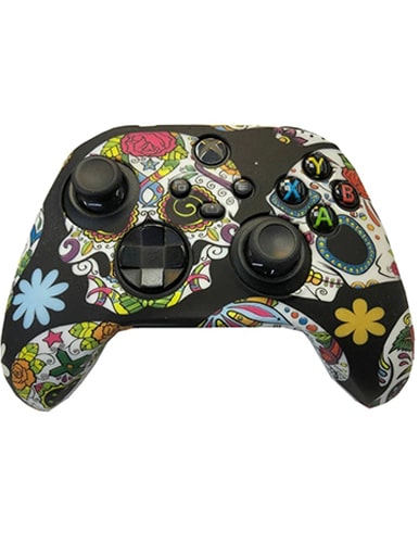 محافظ دسته Xbox Series X/S جمجمه و گل skull