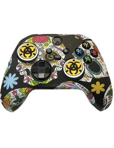 محافظ دسته Xbox Series X/S جمجمه و گل skull - Image 2
