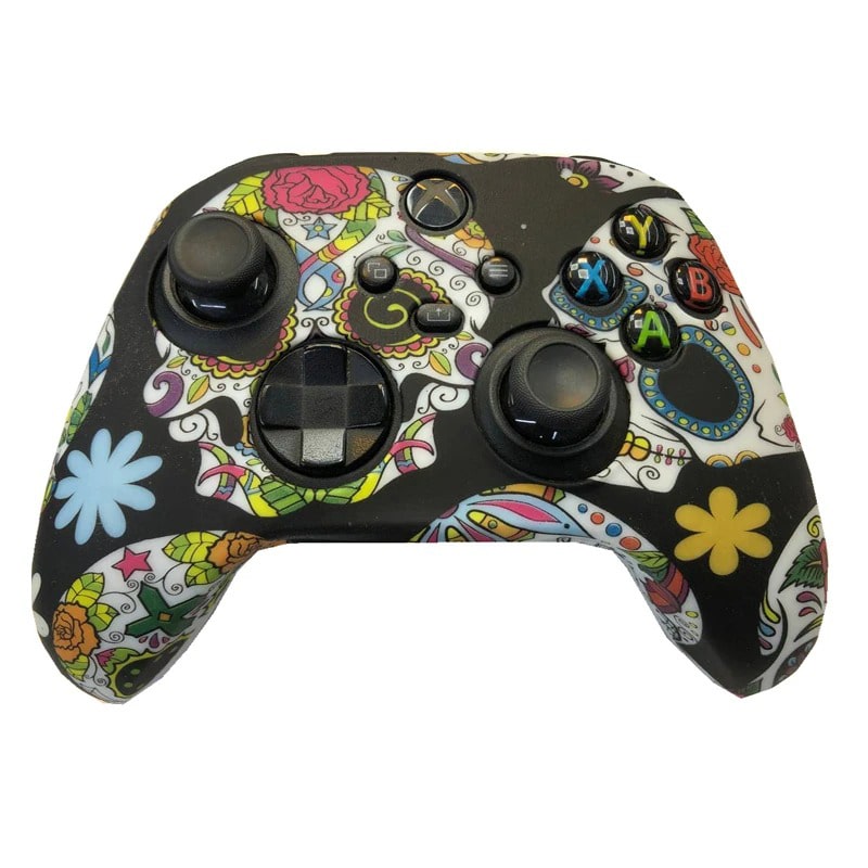 محافظ دسته Xbox Series X/S جمجمه و گل skull - Image 3