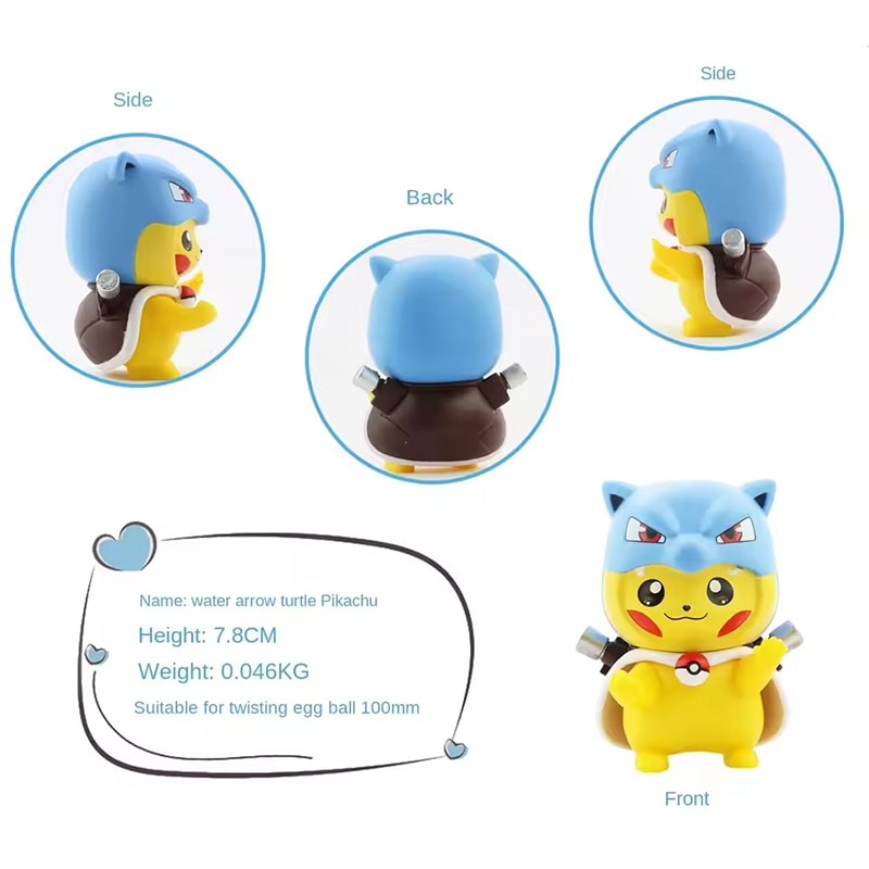 فیگور پیکاچو انیمه پوکمون Pokemon ست 6 عددی - Image 7