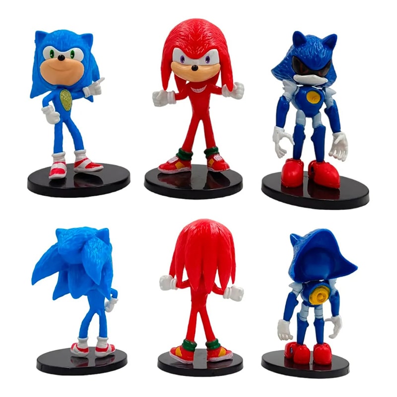 مینی فیگور پایه دار سونیک sonic ست 6 عددی - Image 8