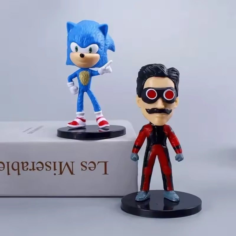 مینی فیگور پایه دار سونیک sonic ست 6 عددی - Image 4