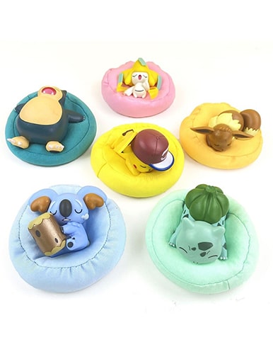 فیگور انیمه پوکمون خوابیده Pokemon ست 6 عددی