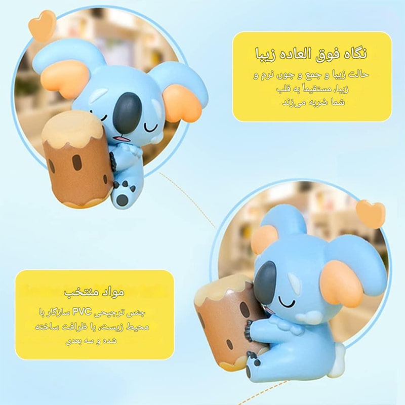فیگور انیمه پوکمون خوابیده Pokemon ست 6 عددی - Image 8