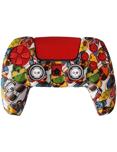روکش دسته PS5 طرح جمجمه عینکی SKULL - Image 2