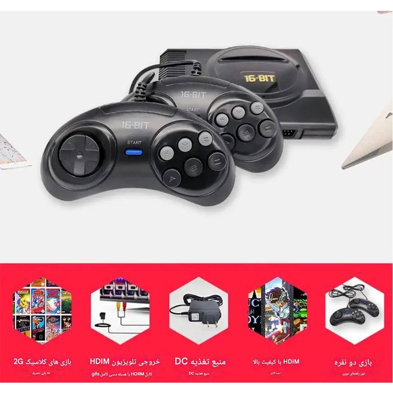 کنسول بازی سگا کلاسیک Super Mini Md - Image 8