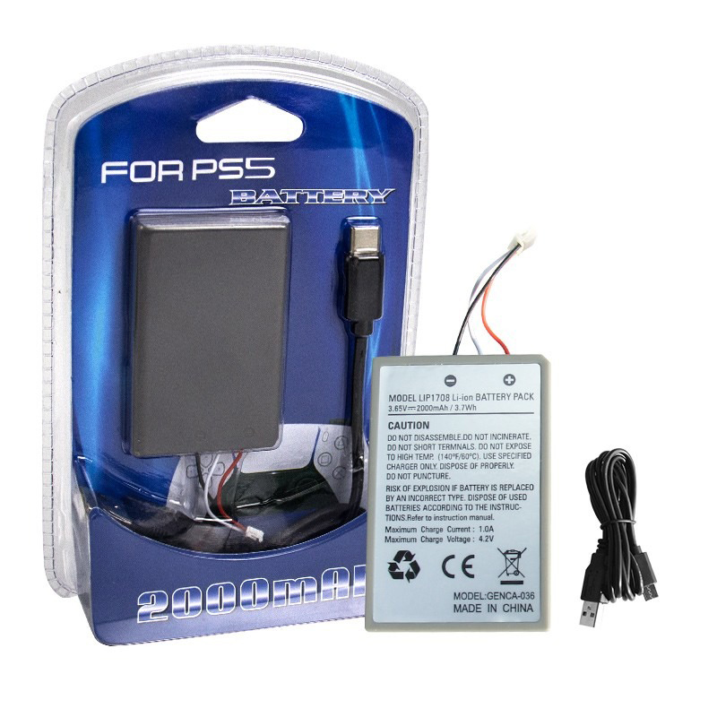 باتری دسته PS5 مدل GENCA-036 ظرفیت 2000 میلی آمپر - Image 7