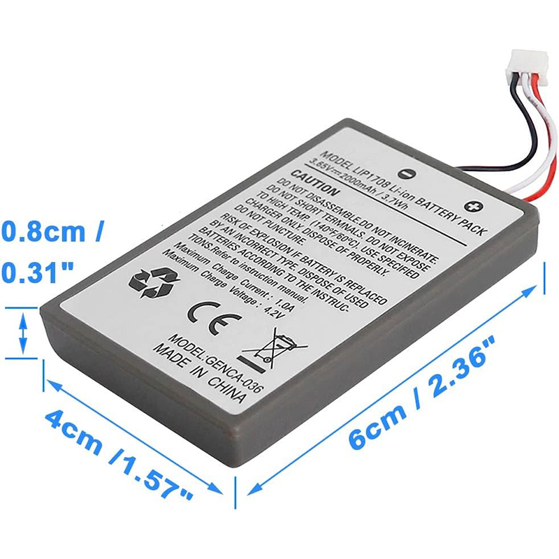 باتری دسته PS5 مدل GENCA-036 ظرفیت 2000 میلی آمپر - Image 5