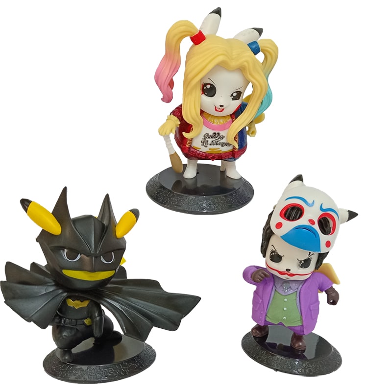 فیگور پیکاچو با لباس مبدل Pokemon ست 3 عددی - Image 2