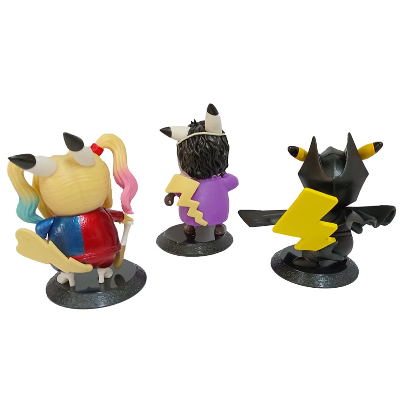 فیگور پیکاچو با لباس مبدل Pokemon ست 3 عددی - Image 3