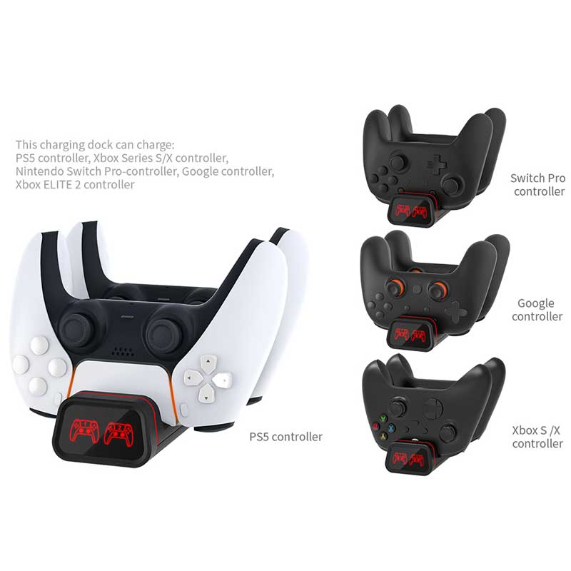 پایه شارژر دسته بازی مدل Dobe TYX-0613 مناسب تمامی کنسول ها - Image 4