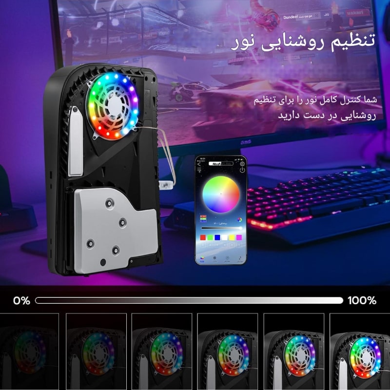 کیت نوری RGB آی پگا مدل IPEGA PG-P5S038A - Image 8