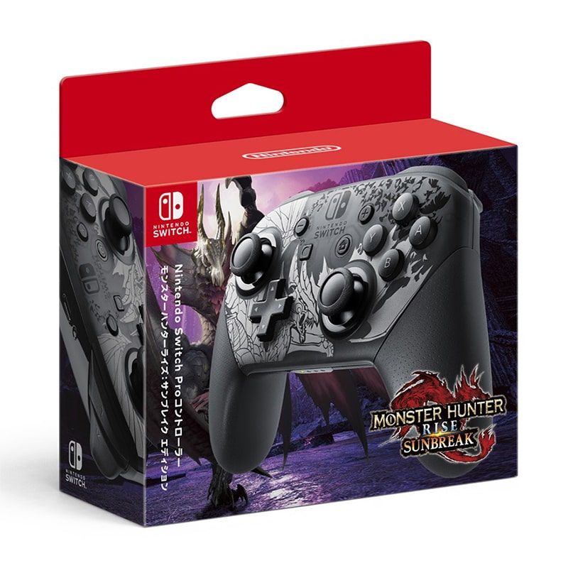 کنترلر نینتندو سوییچ پرو طرح Monster Hunter Rise Sunbreak - Image 2