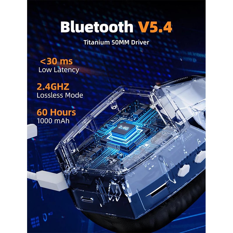 هدست بی سیم اونیکوما مدل Onikuma GT806 - Image 8