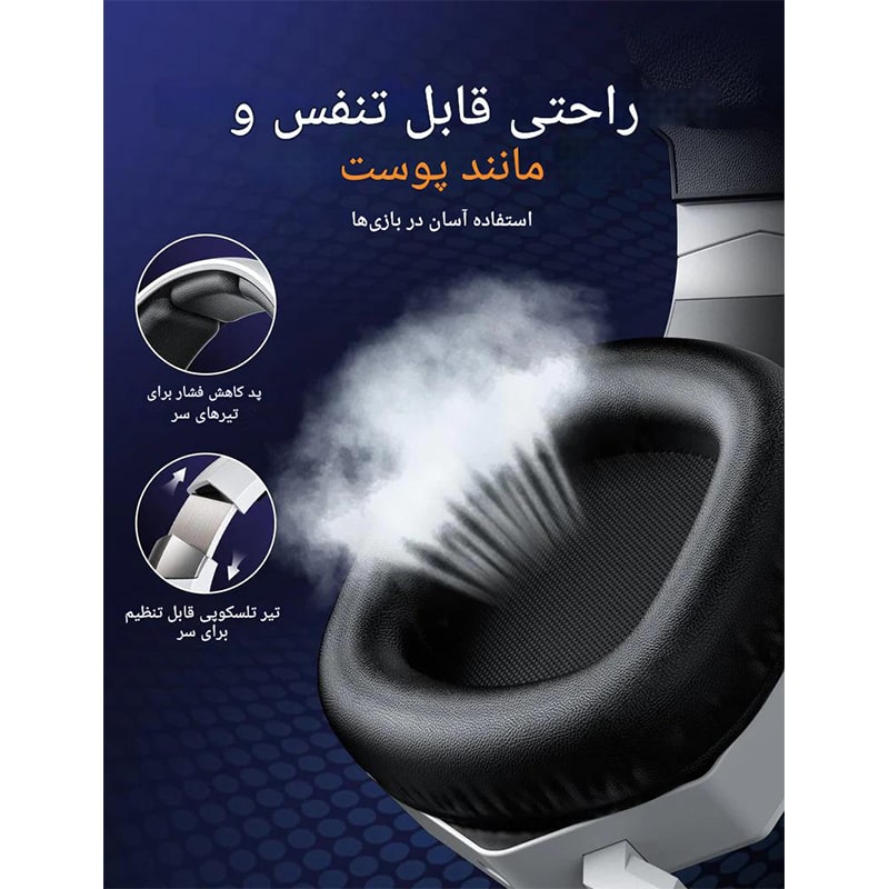 هدست بی سیم اونیکوما مدل Onikuma GT806 - Image 5