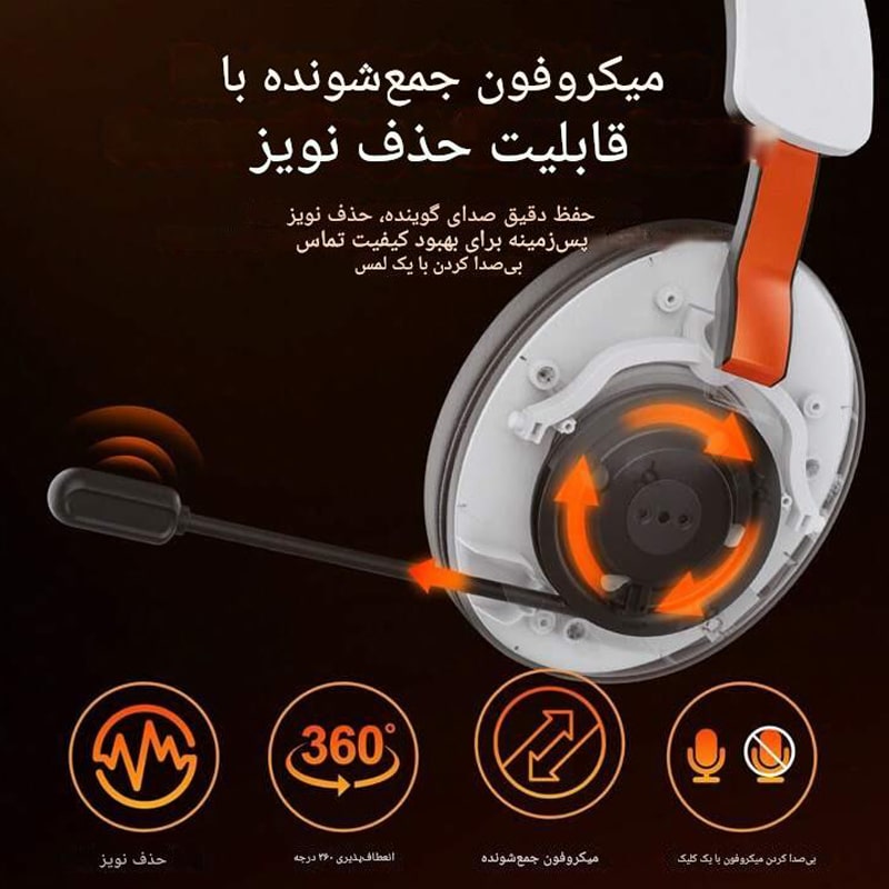 هدست بی سیم مخصوص بازی مدل BL500 PRO - Image 4