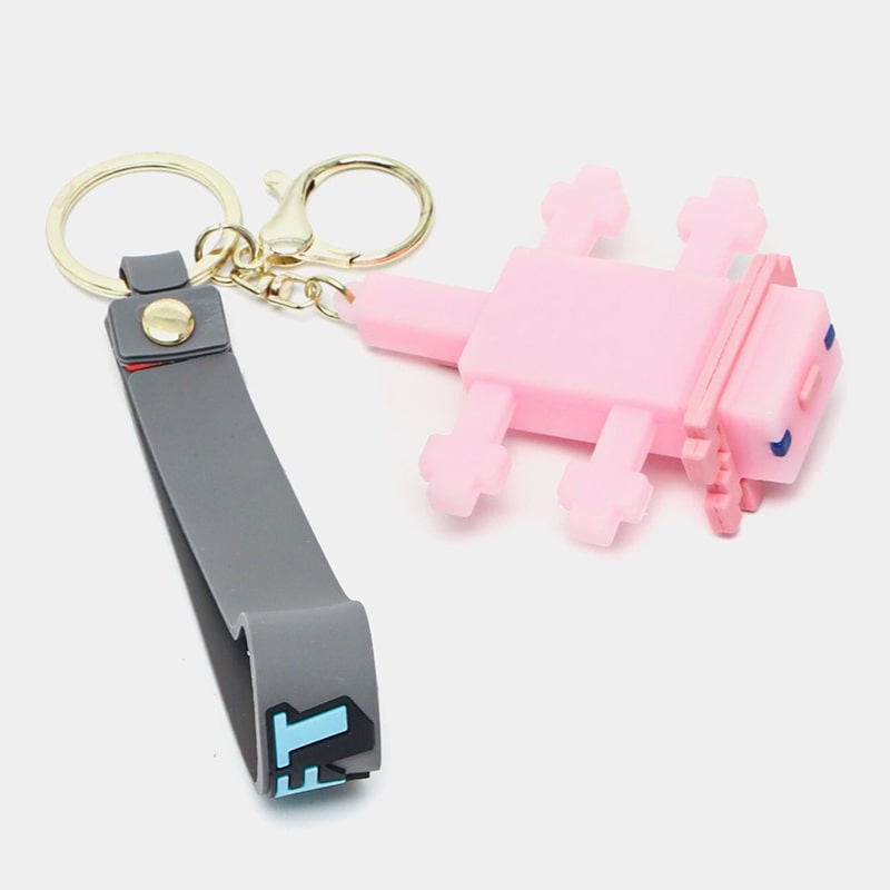 جاسوئیچی سیلیکونی ماینکرافت مدل Axolotl - Image 4