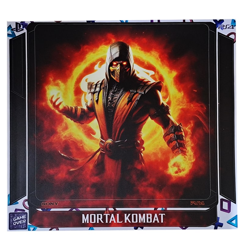 برچسب کنسول PS4 (GO) طرح MORTAL C - Image 3