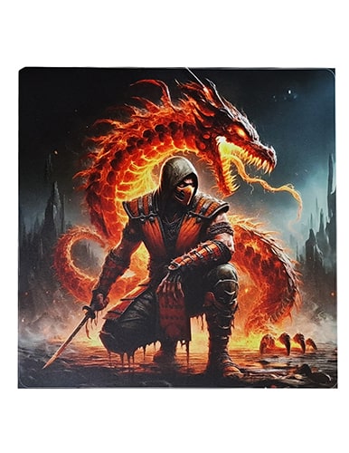 برچسب کنسول PS4 (GO) طرح MORTAL KOMBAT