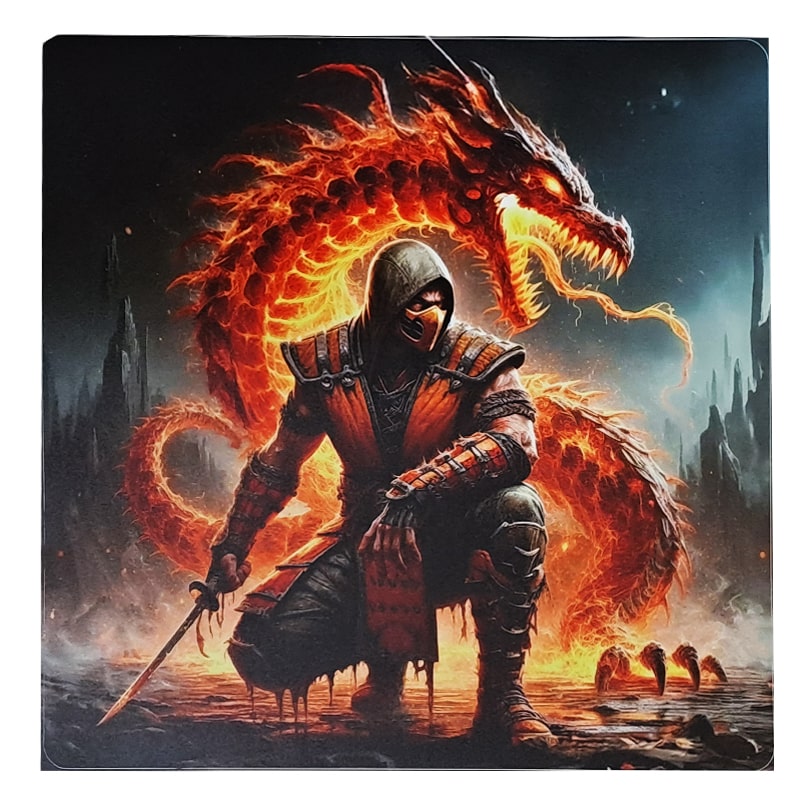 برچسب کنسول PS4 (GO) طرح MORTAL KOMBAT - Image 2
