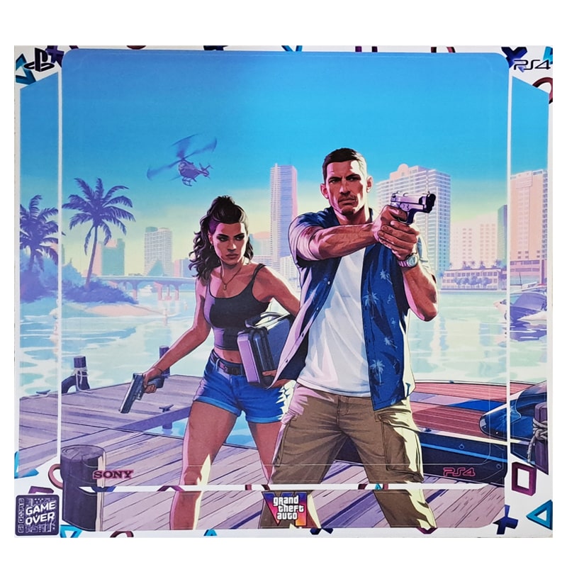 برچسب کنسول PS4 (GO) طرح GTA I - Image 3