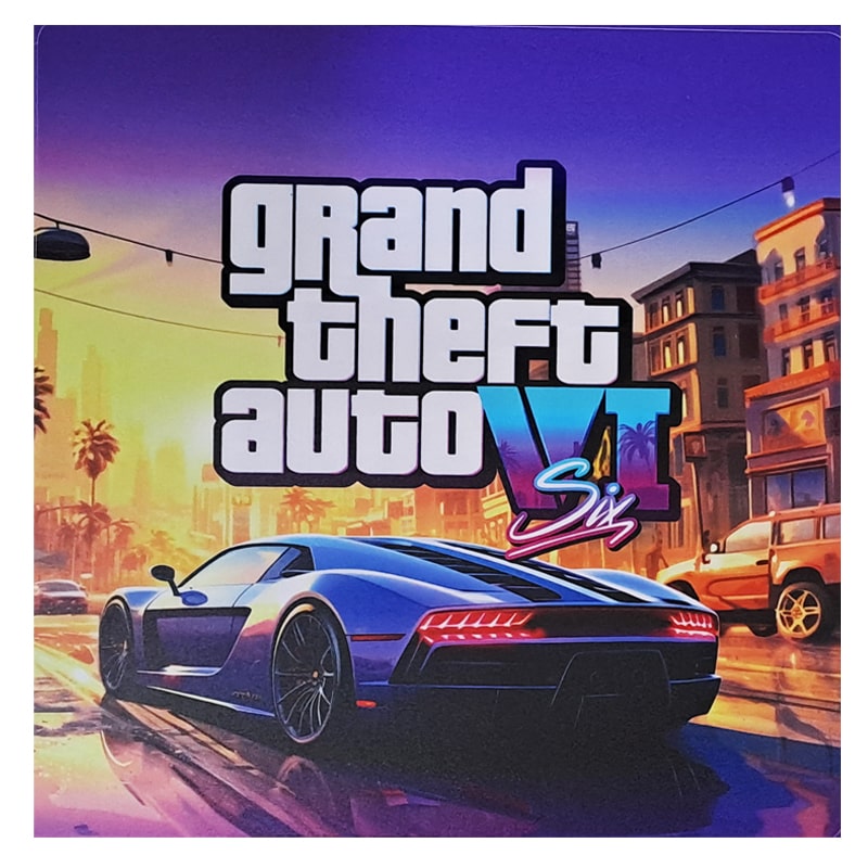 برچسب کنسول PS4 (GO) طرح GTA III - Image 2