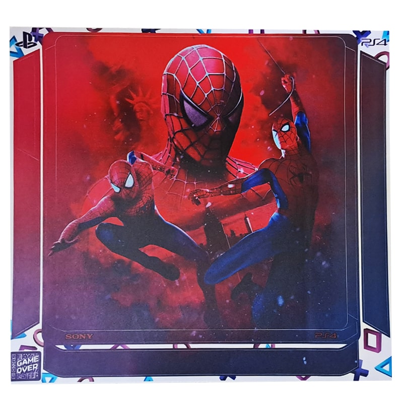 برچسب کنسول PS4 (GO) طرح مرد عنکبوتی SPIDER MAN - Image 3