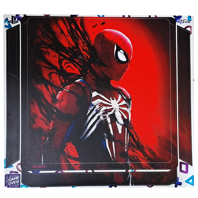 برچسب کنسول PS4 (GO) طرح مرد عنکبوتی SPIDER MAN - Image 3