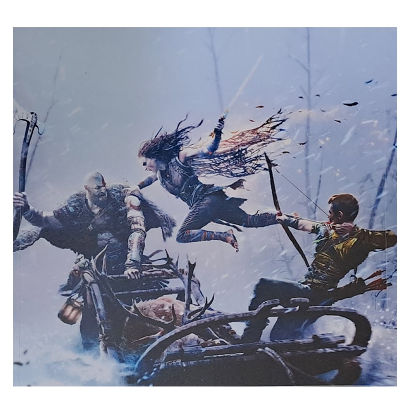 برچسب کنسول PS4 (GO) طرح GOD OF WAR 2 - Image 2