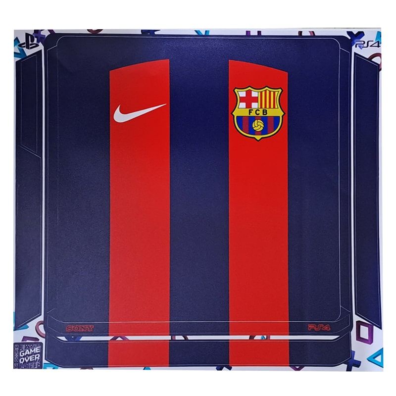 برچسب کنسول PS4 (GO) طرح بارسلونا FCB - Image 3