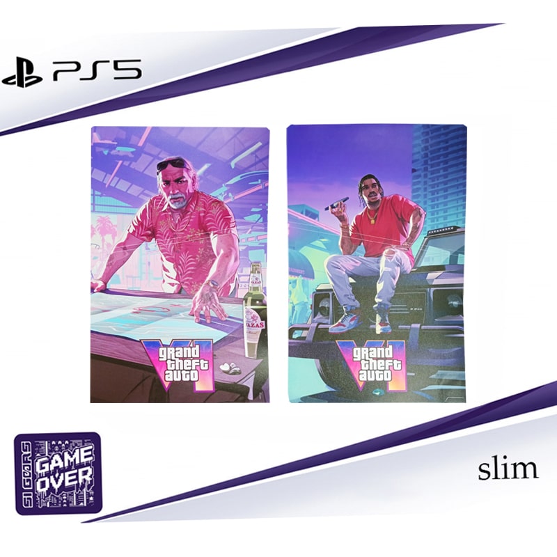 برچسب کنسول PS5 SLIM (GO) طرح GTA A - Image 2