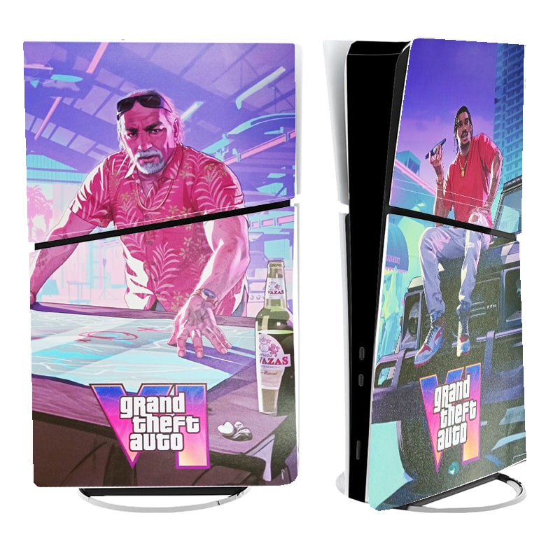 برچسب کنسول PS5 SLIM (GO) طرح GTA A - Image 3