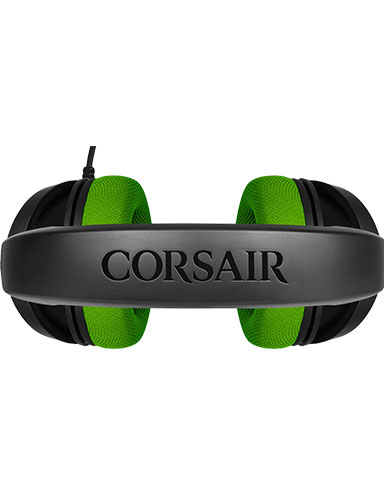 هدست بازی کورسیر مدل HS35 Stereo Green - Image 4