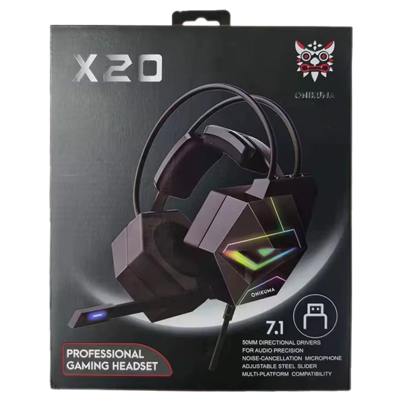 هدست گیمینگ اونیکوما ONIKUMA X20 7.1USB - Image 2