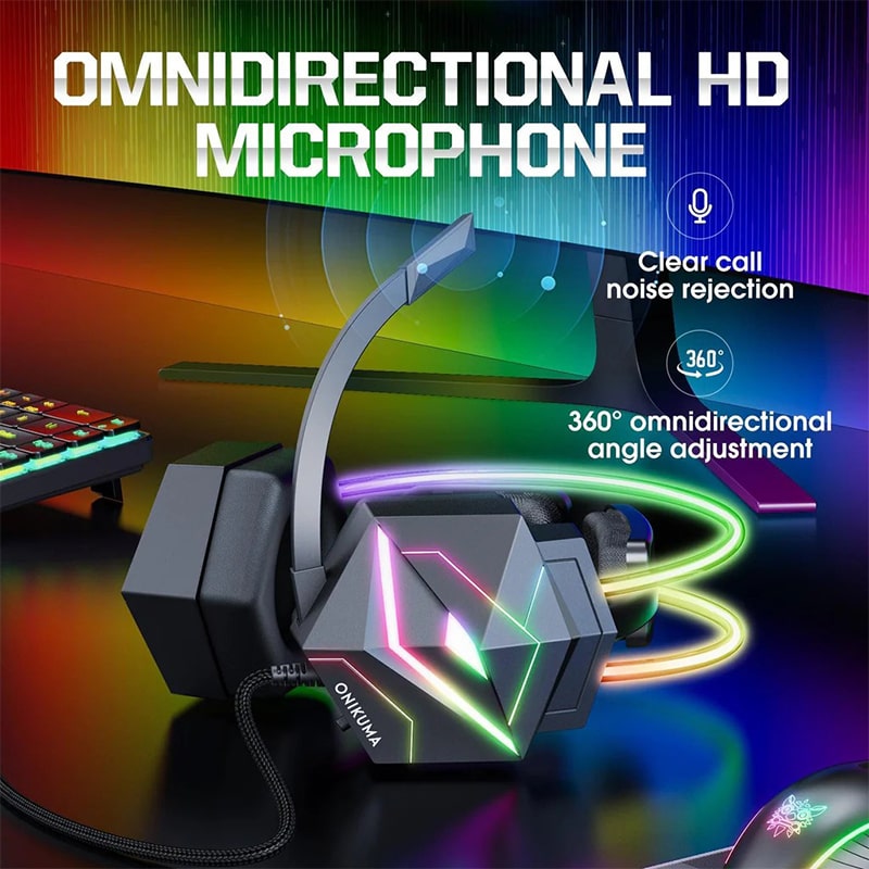 هدست گیمینگ اونیکوما ONIKUMA X20 7.1USB - Image 6