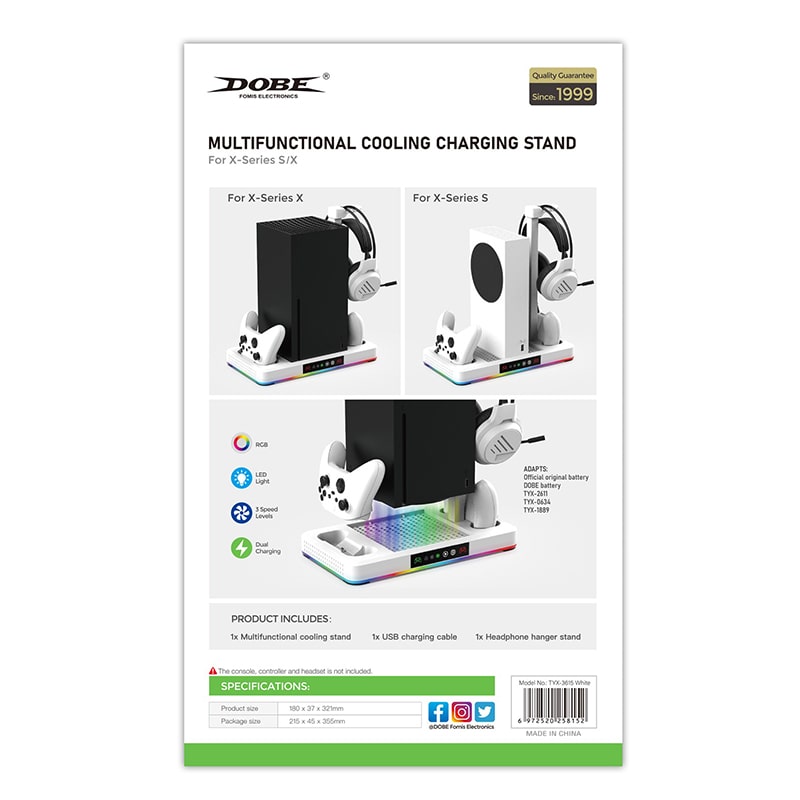 پایه چند منظوره XBOX Series X/S مدل DOBE TYX-3615 - Image 11