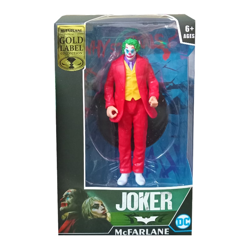 اکشن فیگور جوکر دی سی قرمز طرح McFarlane - Image 2