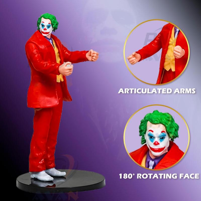 اکشن فیگور جوکر دی سی قرمز طرح McFarlane - Image 5