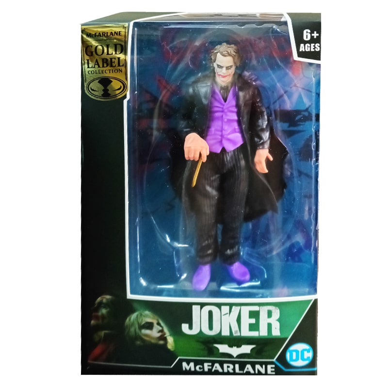 اکشن فیگور جوکر سیاه با جلیقه بنفش طرح McFarlane - Image 2