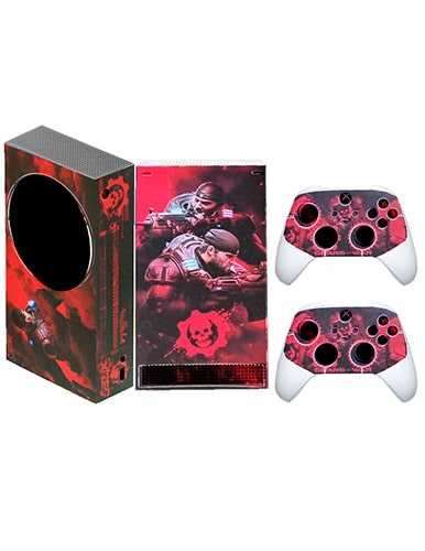 برچسب کنسول Xbox series s GO طرح Gears of war