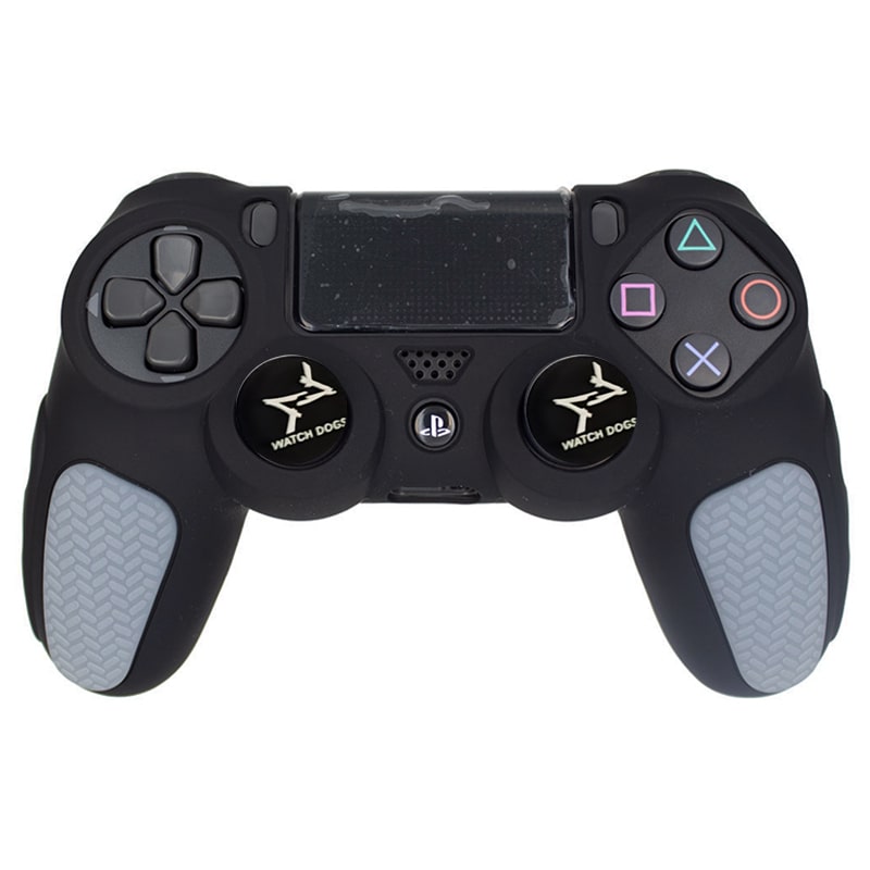 روکش دسته PS4 طرح ضد لغزش مشکی-طوسی - Image 4