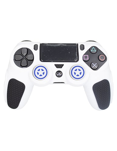 روکش دسته PS4 طرح ضد لغزش سفید-مشکی - Image 2