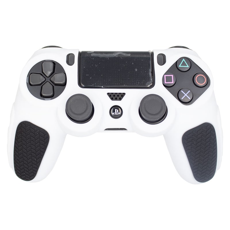 روکش دسته PS4 طرح ضد لغزش سفید-مشکی - Image 3