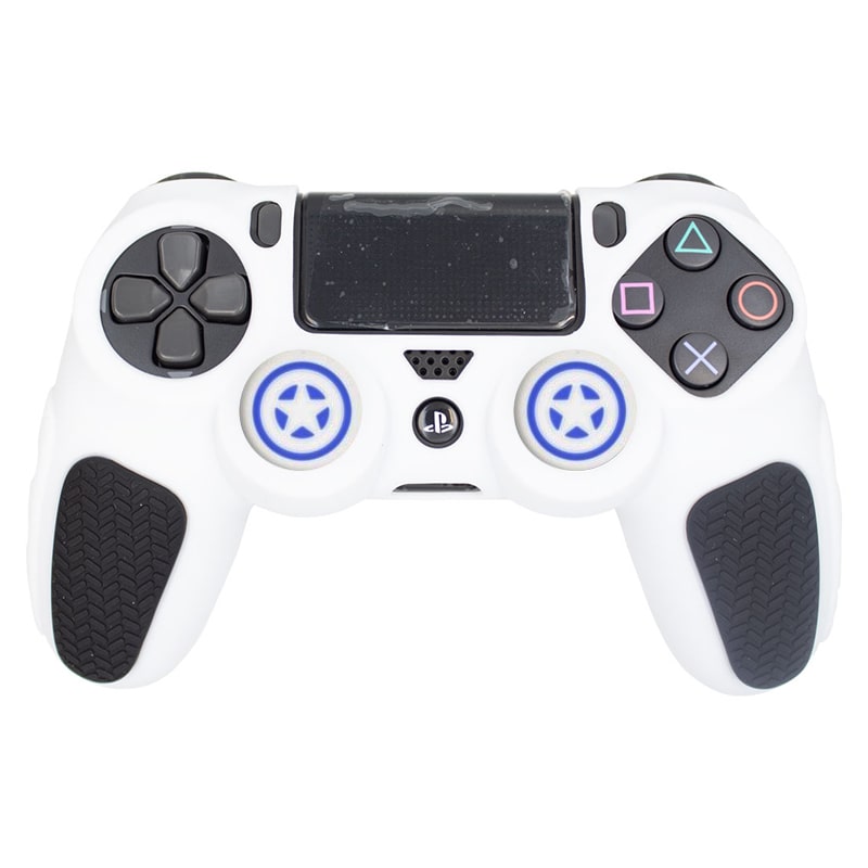 روکش دسته PS4 طرح ضد لغزش سفید-مشکی - Image 4