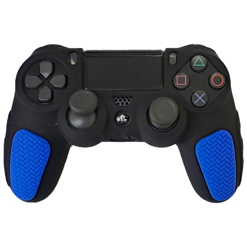 روکش دسته PS4 طرح ضد لغزش مشکی-آبی - Image 3